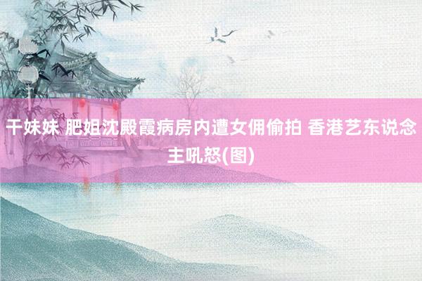 干妹妹 肥姐沈殿霞病房内遭女佣偷拍 香港艺东说念主吼怒(图)