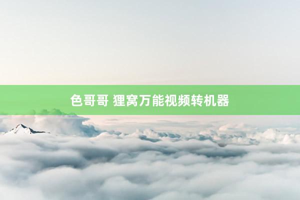 色哥哥 狸窝万能视频转机器