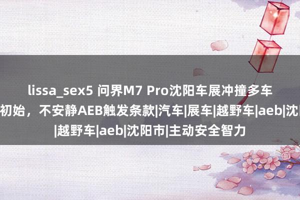 lissa_sex5 问界M7 Pro沈阳车展冲撞多车，回话：车辆被误初始，不安静AEB触发条款|汽车|展车|越野车|aeb|沈阳市|主动安全智力