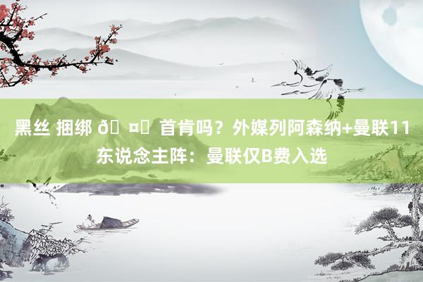 黑丝 捆绑 🤔首肯吗？外媒列阿森纳+曼联11东说念主阵：曼联仅B费入选